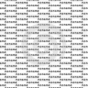 Seamless noname pattern photo
