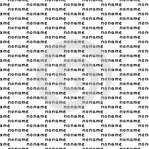 Seamless noname pattern