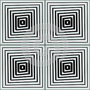 Seamless optical illusion rhpmbus vector background