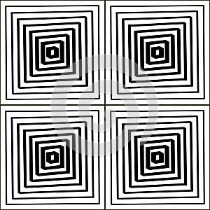 Seamless optical illusion rhpmbus vector background