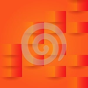 Seamless orange geometric texture, vector background.