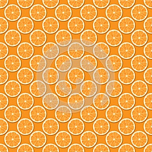 Seamless Oranges Background