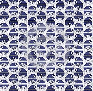 Seamless paisley design pattern background