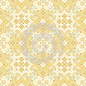 Seamless paisley pattern