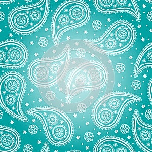 Seamless paisley texture.