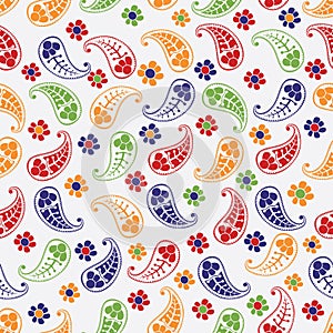 Seamless paisley texture