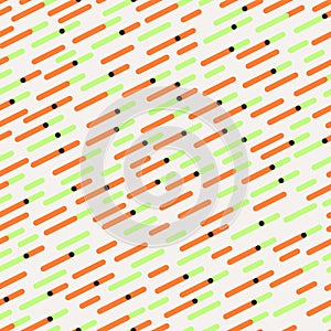 Seamless Parallel Diagonal Red Green Overlapping Color Lines Pattern Background