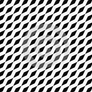 Seamless parallelogram geometric Abstract pattern vector on white background for Fabric and textile printing, wrapping paper,