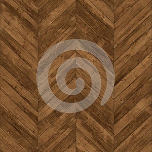 Seamless parquet chevron dark brown