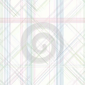 Seamless Pastel Plaid Pattern Background for Design Use