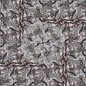 seamless patchwork pattern dark bark background photo manipulation