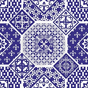 Seamless patchwork pattern