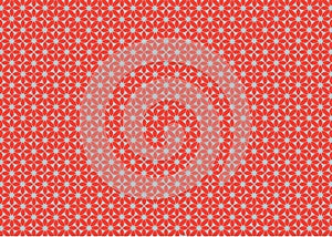 Decorative Seamless Floral Red Pattern in a dark Background.