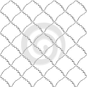 Seamless pattern abstract doodle lines, traditional geometric damask ornament white black background. Can be used for Gift wrap,