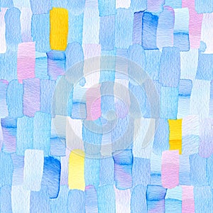 Seamless pattern with abstract geometric figures.