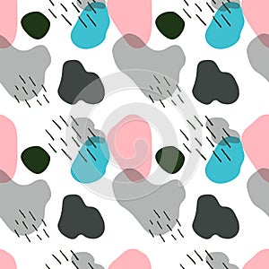 Seamless Pattern Abstract Hand Drawn Doodles