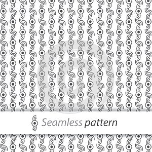 Seamless pattern abstract line design