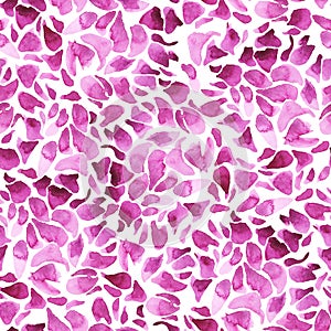 Seamless pattern with abstract pink spots