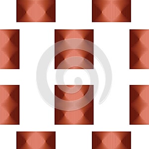 Seamless pattern with abstract red squares vector