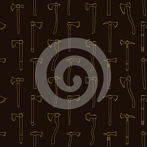 Seamless pattern with ancien tranged weapon bows