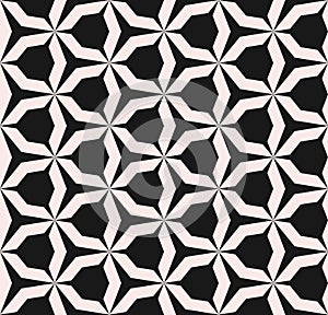 Seamless pattern with angular figures, triangular grid