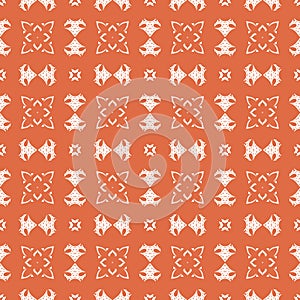 Seamless pattern with arabesques in retro style