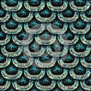 Seamless pattern of armour scale