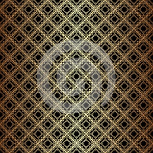 Black-gold seamless background for graphic design.