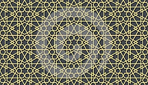 Seamless pattern in authentic arabian style