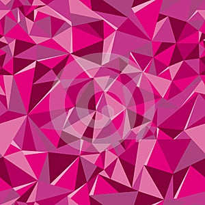 Seamless pattern for a background consisting of randomly arranged triangles