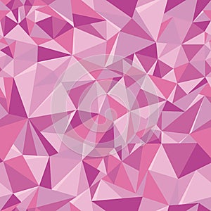 Seamless pattern for a background consisting of randomly arranged triangles