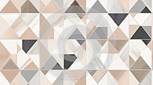 Seamless pattern background inspired by Scandinavian design with warm whites and pale pastels, geometric shapes sleek lines,