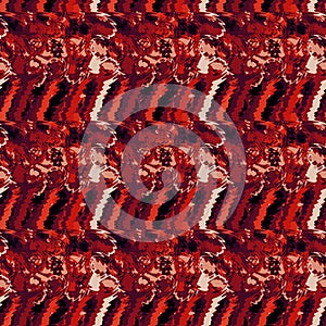 Seamless pattern background of multicolored lines with scribbler.