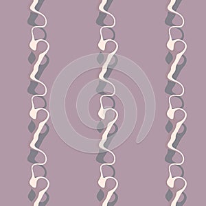 Seamless pattern background of multicolored lines with scribbler.