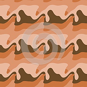 Seamless pattern background of multicolored lines with scribbler.