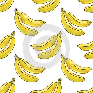 seamless pattern with bananas