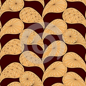 Seamless pattern based on traditional Asian