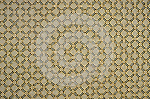 Seamless pattern, based on traditional wall and floor tiles Turkish style.