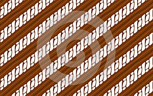 Seamless Pattern of Batik Parang from Indonesia