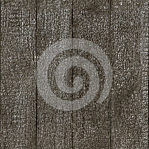 Seamless pattern of beautiful texture of brown boards with knots and resin painted with impregnation for wood is in the