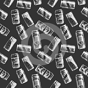 Pattern with beverage can
