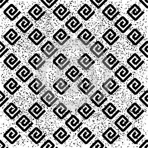 Seamless pattern with black E lettertexture 4 7760, modern stylish image.