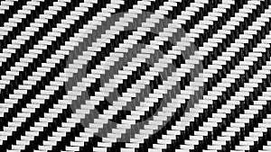 Seamless pattern of black and white bamboo weaving for background.