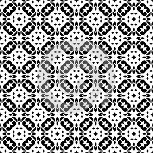 Seamless pattern black and white vector pattern