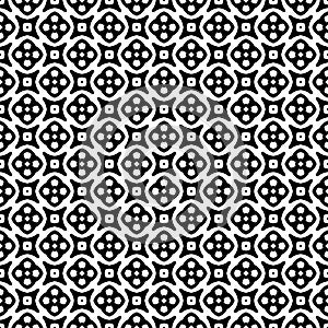 Seamless pattern black and white vector pattern