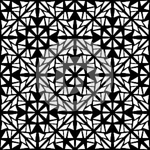 Seamless pattern black and white vector pattern