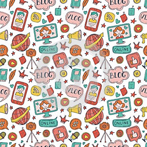 Seamless pattern blogging