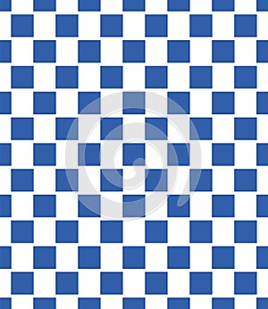 Seamless pattern of blue squares