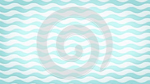 Seamless pattern with blue waves flowing curve motion background.