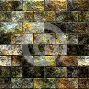 Seamless pattern of brick wall